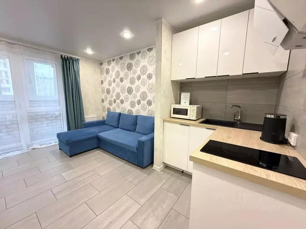 Студия Тюменская область, Тюмень ул. Вадима Бованенко, 5 (25.0 м) - Фото 1