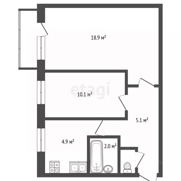Комната Московская область, Одинцово ул. Маршала Жукова, 35 (10.9 м) - Фото 2