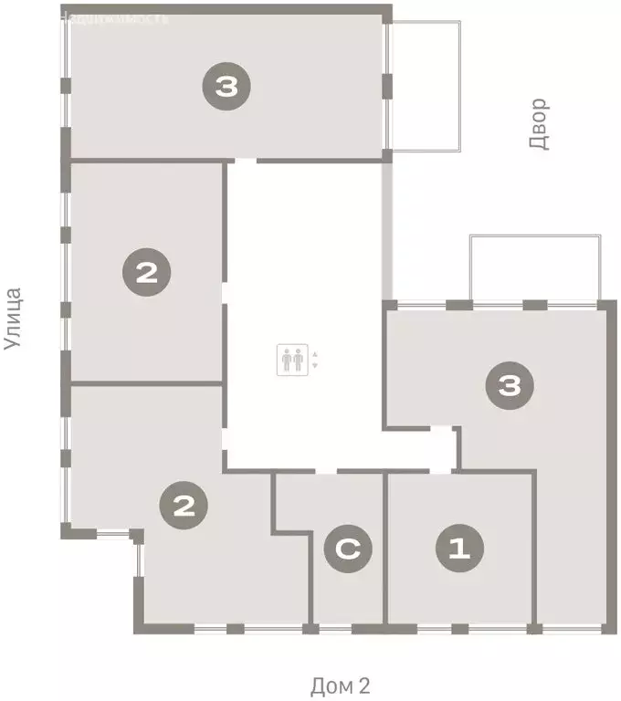 2-комнатная квартира: Тюмень, улица Республики, 205к3 (93.17 м) - Фото 2