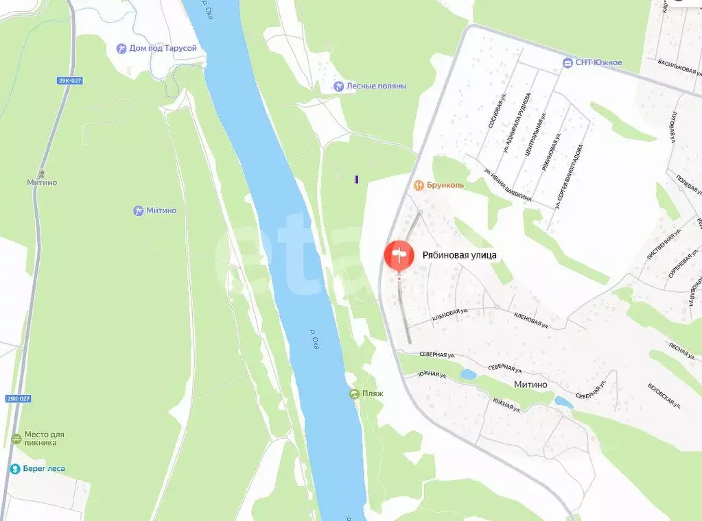 Участок в Тульская область, Заокский район, Страховское с/пос, д. ... - Фото 1