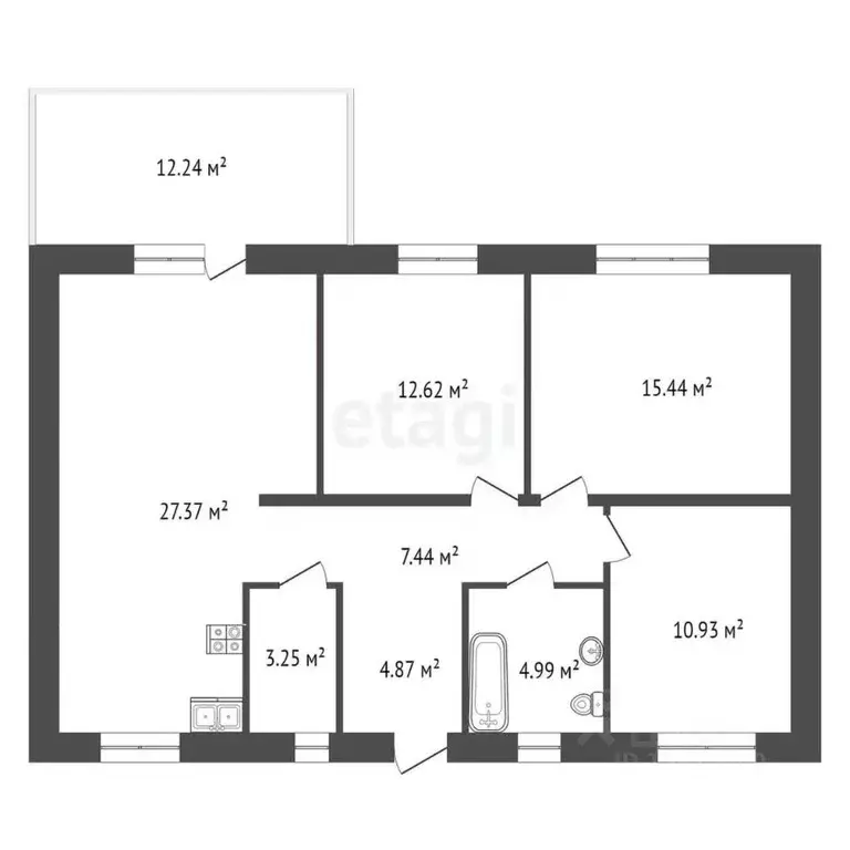 Дом в Пермский край, Пермский муниципальный округ, Большакино кв-л ул. ... - Фото 2