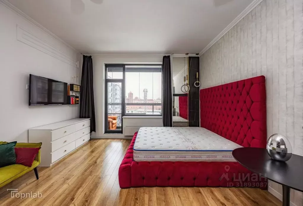 Студия Санкт-Петербург ул. Александра Матросова, 1 (35.0 м) - Фото 0