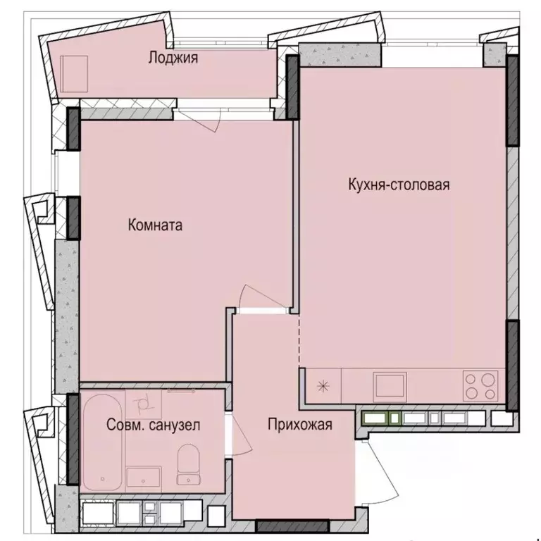 1-к кв. Татарстан, Казань Седьмое Небо жилрайон, Унай жилой комплекс ... - Фото 1