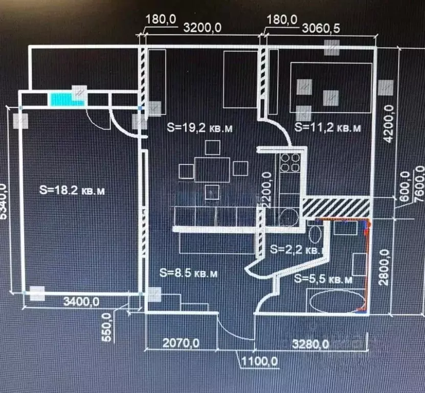 2-к кв. Московская область, Люберцы городской округ, Октябрьский пгт ... - Фото 2