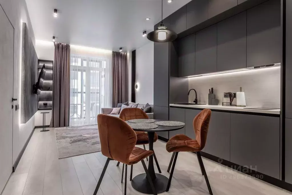 1-к кв. Калининградская область, Калининград Октябрьская ул., 12 (53.1 ... - Фото 1