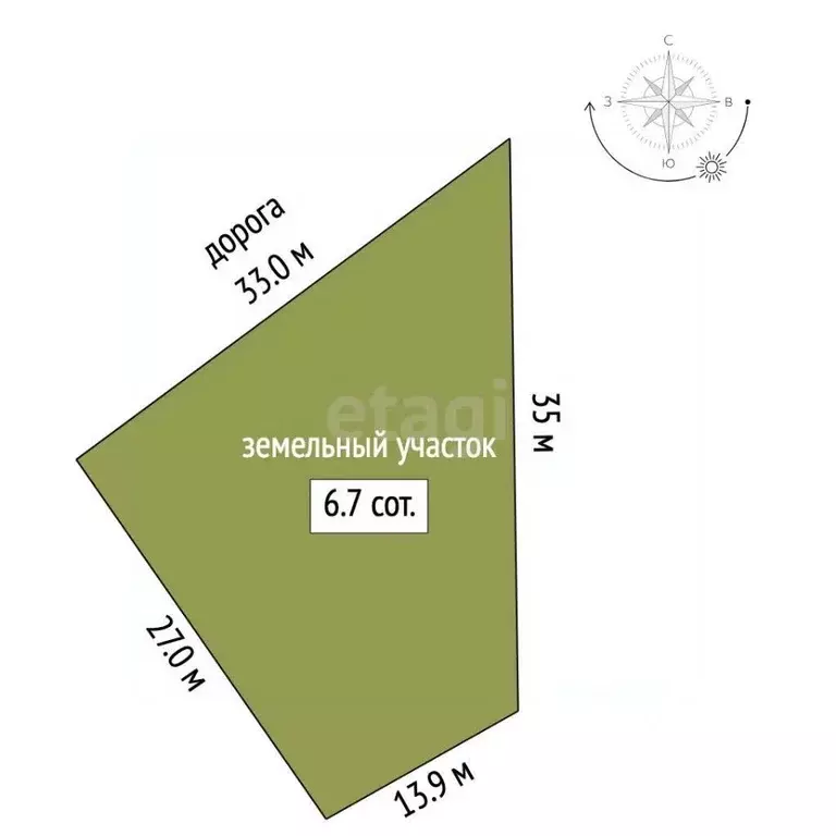 Участок в Башкортостан, Стерлитамакский район, Казадаевский сельсовет, ... - Фото 1