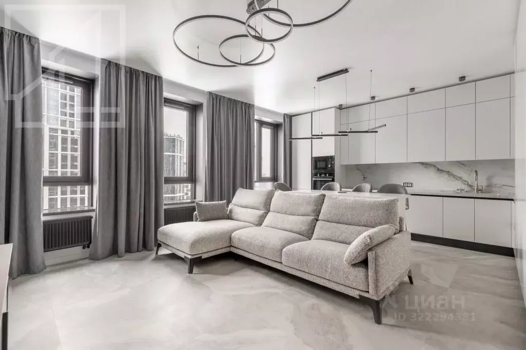 3-к кв. Москва ул. Лобачевского, 120к1 (86.0 м) - Фото 1