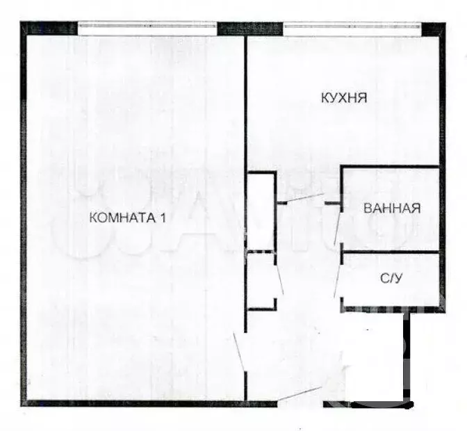 1-к. квартира, 32 м, 9/9 эт. - Фото 0