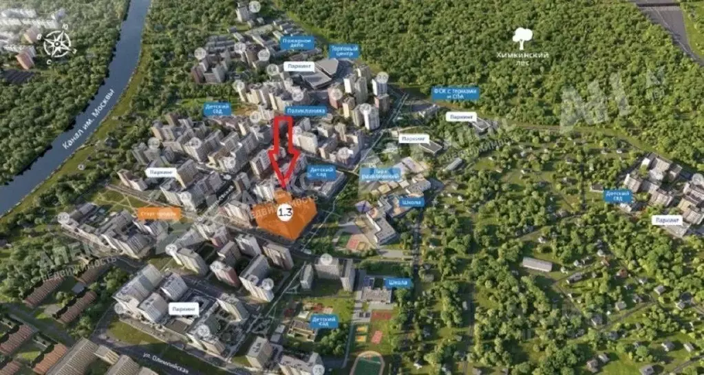 Помещение свободного назначения в Московская область, Химки Новогорск ... - Фото 2