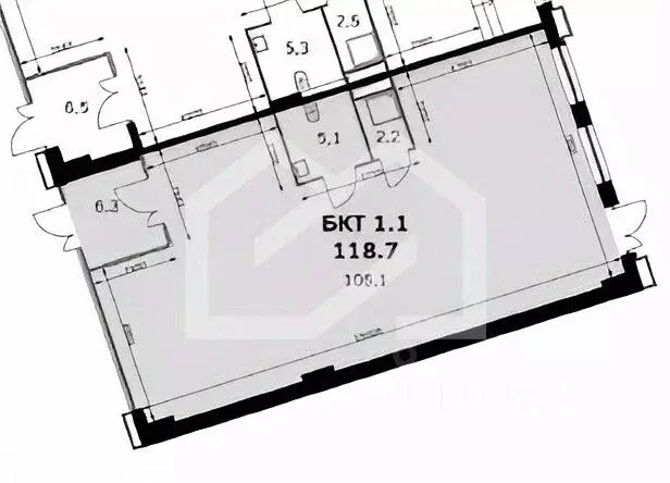 Помещение свободного назначения в Москва Сидней Сити жилой комплекс, ... - Фото 2