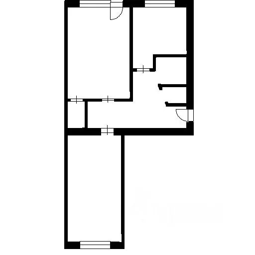 2-к кв. Мурманская область, Мурманск ул. Виктора Миронова, 12 (47.0 м) - Фото 1