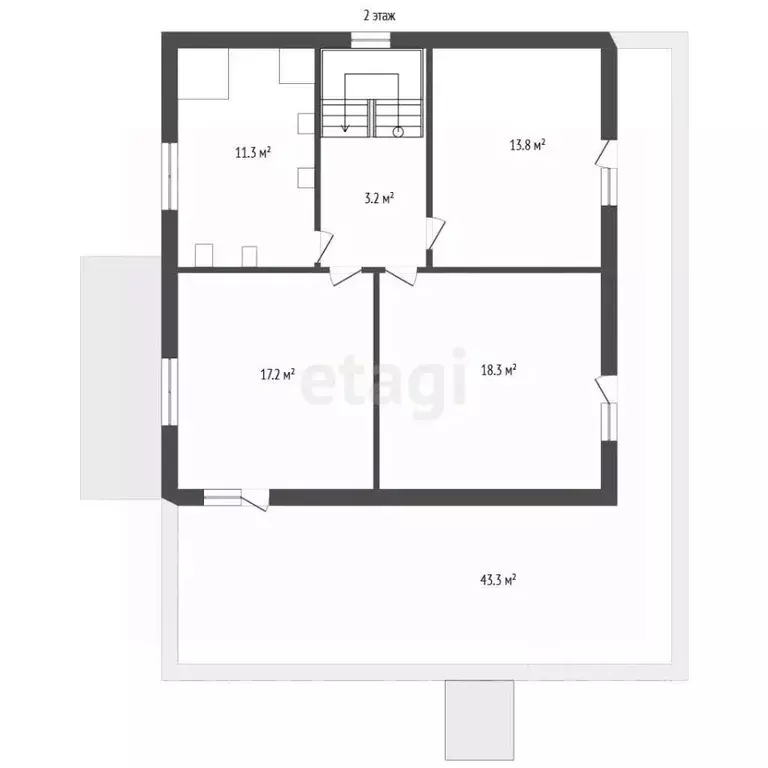 Дом в Севастополь ул. 2-я Линия, 106/126 (231 м) - Фото 2