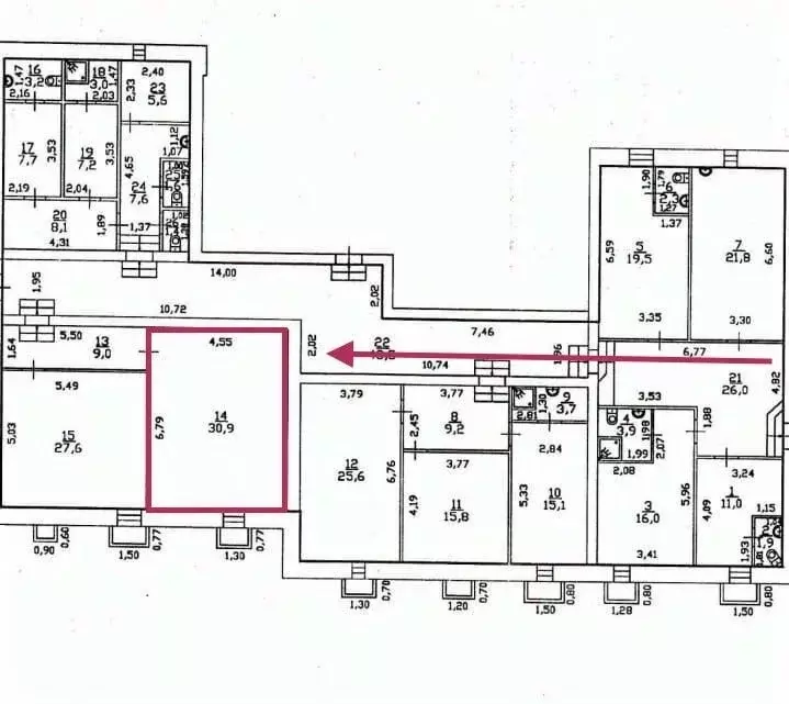 Офис в Марий Эл, Йошкар-Ола ул. Осипенко, 53а (31 м) - Фото 2