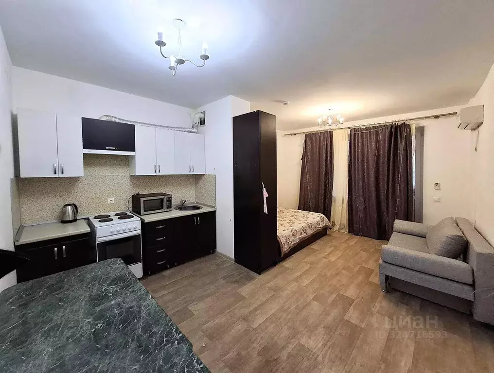 Студия Краснодарский край, Краснодар ул. Им. Героя Яцкова И.В., 8 ... - Фото 1