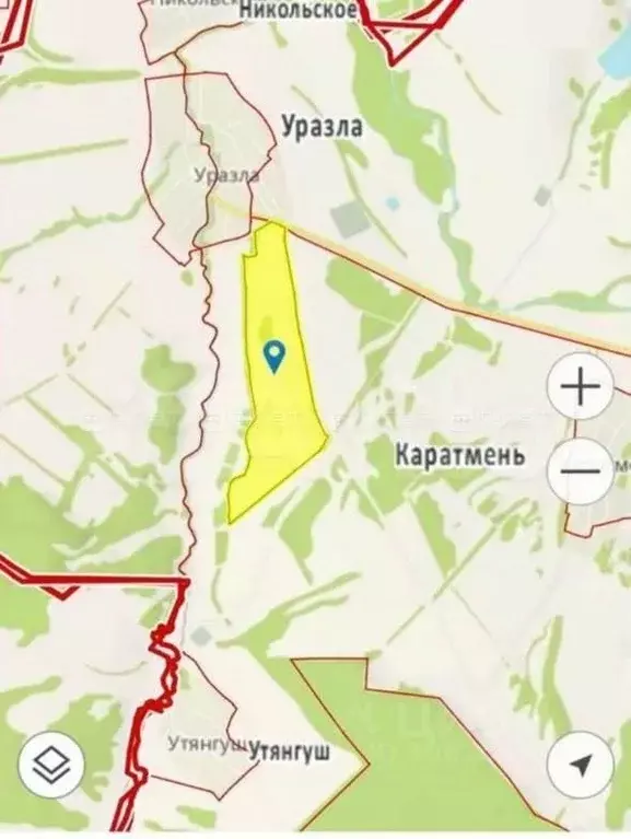 Участок в Татарстан, Зеленодольский район, Большеякинское с/пос, с. ... - Фото 2