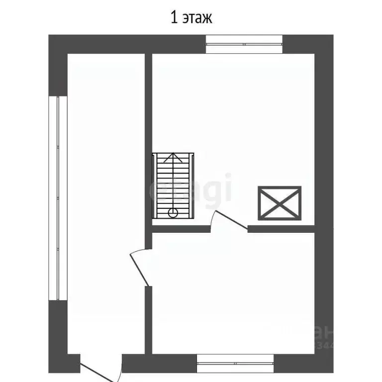 Дом в Тюменская область, Бердюжский муниципальный округ, д. Луговая  ... - Фото 1