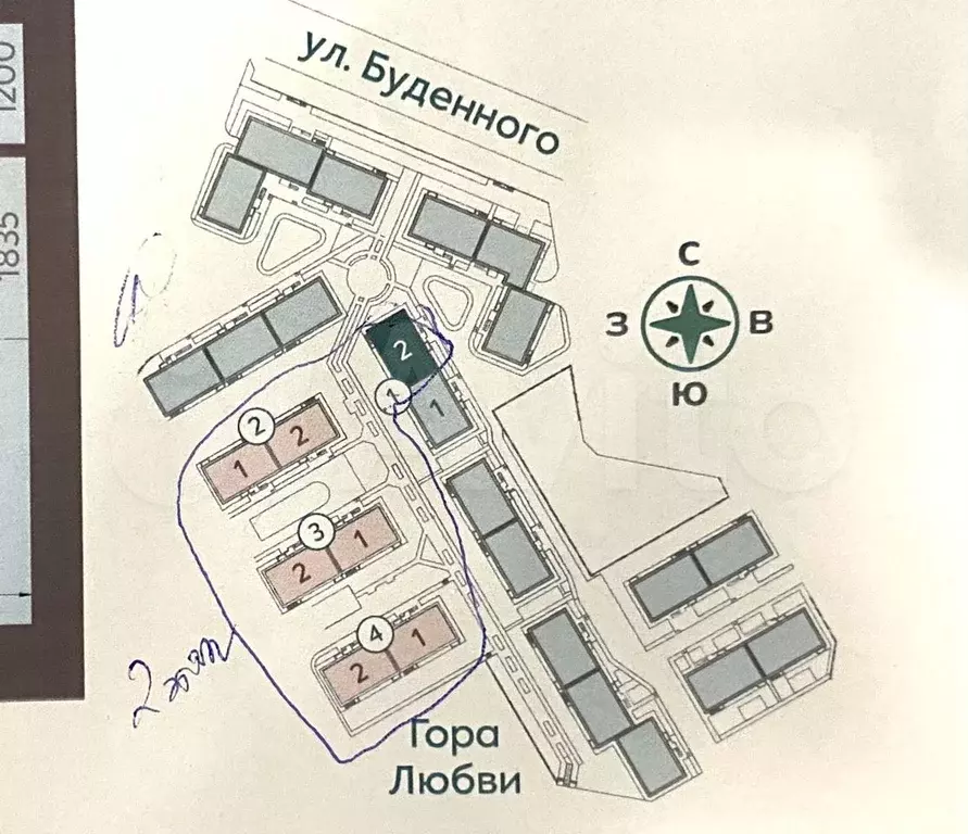 2-к. квартира, 40 м, 2/4 эт. - Фото 0