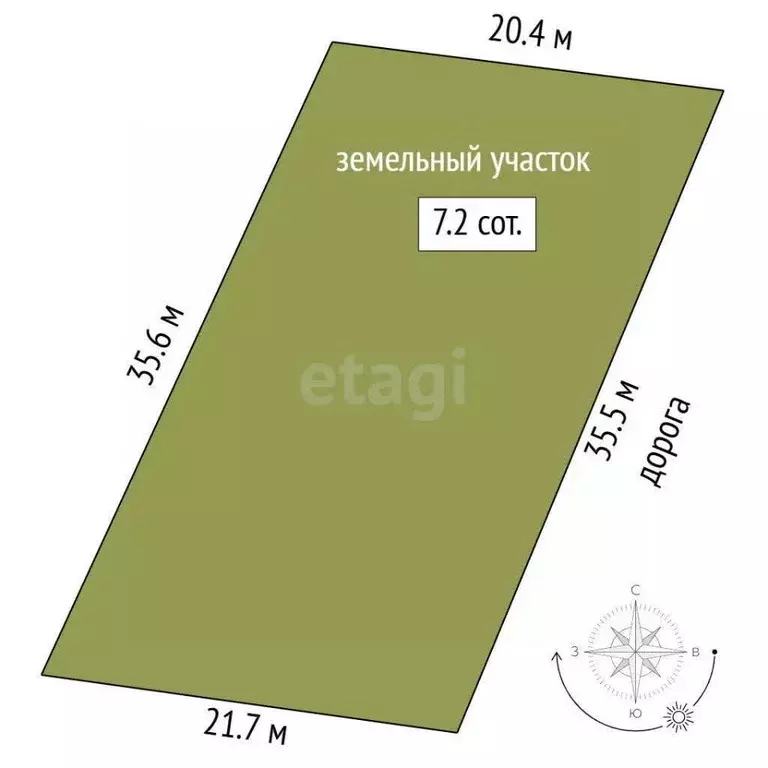 Участок в Саха (Якутия), Якутск ул. Белая Гора (7.25 сот.) - Фото 1