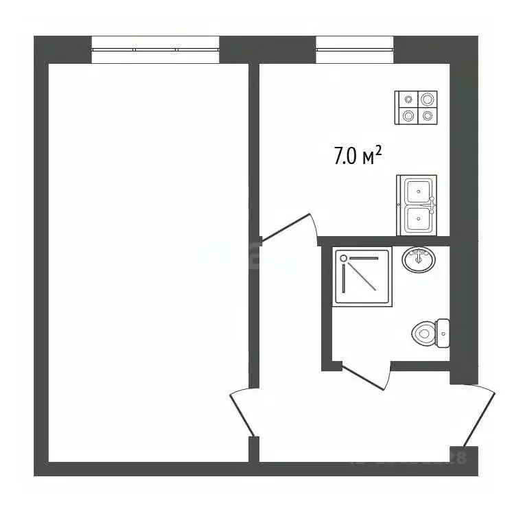 1-к кв. Владимирская область, Муром пос. Механизаторов, 51 (31.3 м) - Фото 1