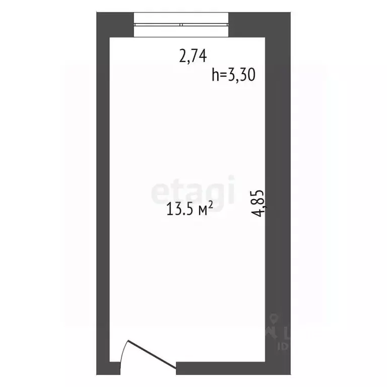 Комната Брянская область, Брянск ул. Ульянова, 134 (13.3 м) - Фото 1