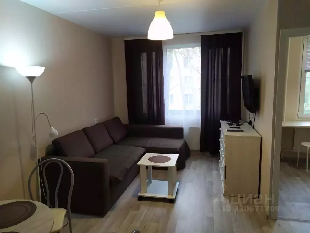 3-к кв. Санкт-Петербург ул. Лени Голикова, 43 (42.0 м) - Фото 2