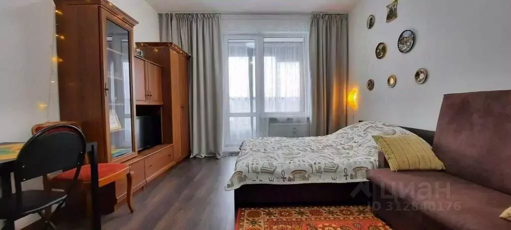 1-к кв. Санкт-Петербург Октябрьская наб., 34к4 (30.0 м) - Фото 1