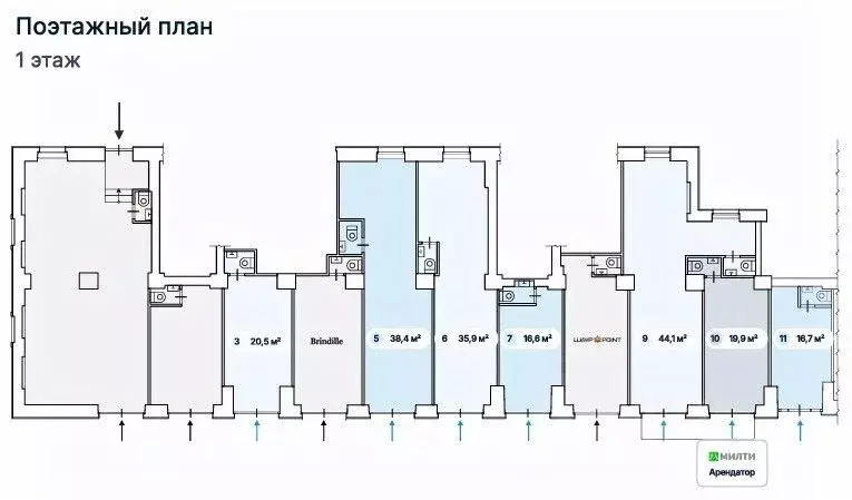 Торговая площадь в Москва ул. Дмитрия Ульянова, 10/1К1 (36 м) - Фото 2