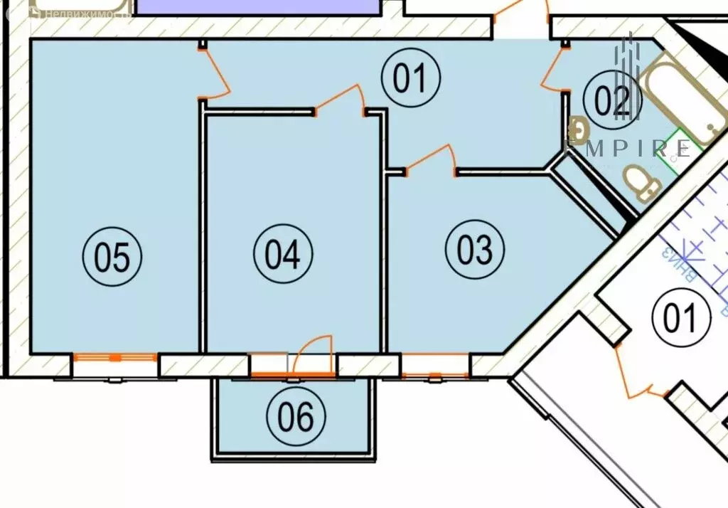 2-комнатная квартира: Грозный, улица Нурсултана Абишевича Назарбаева, ... - Фото 1