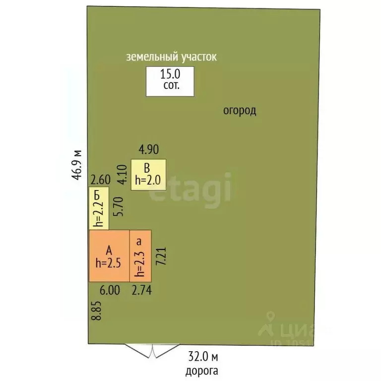 Дом в Крым, Ленинский район, с. Красногорка ул. Садовая (45 м) - Фото 2