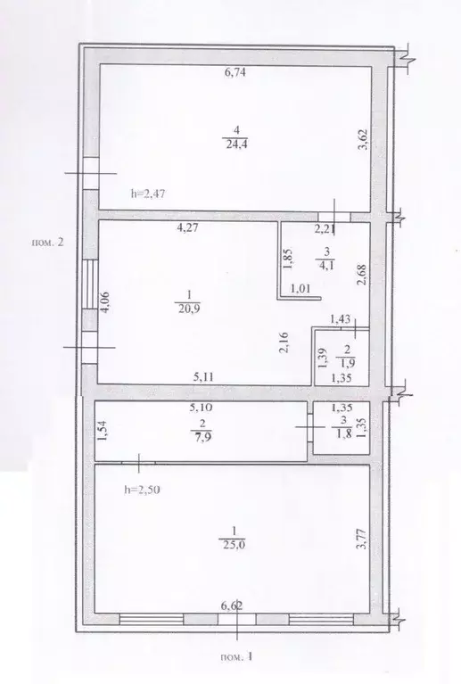 Помещение свободного назначения в Чувашия, Шумерля ул. Щербакова, 61к1 ... - Фото 2