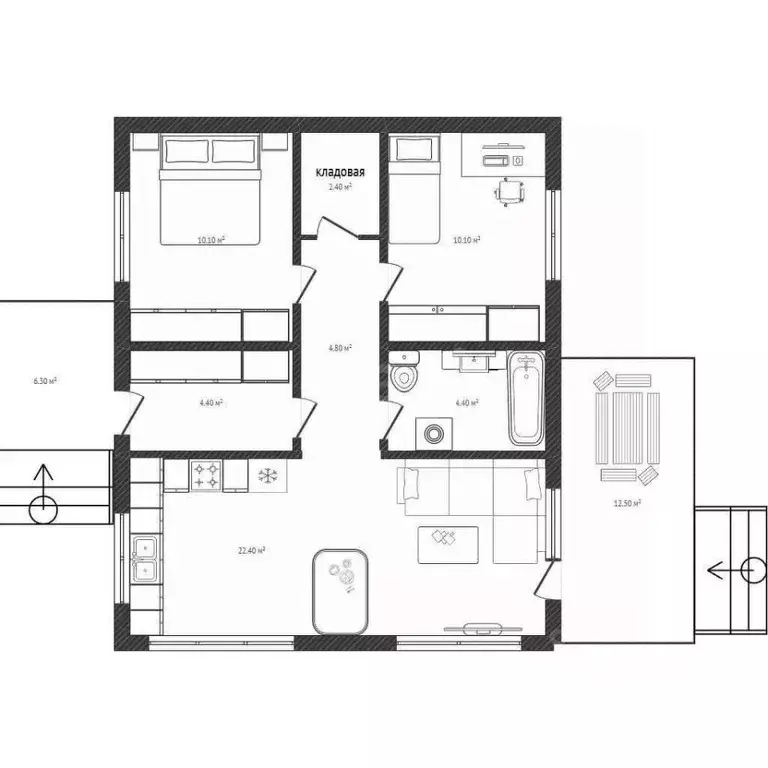 Дом в Новосибирская область, Новосибирский район, Кубовинский ... - Фото 2