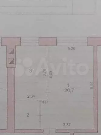 1-к. квартира, 33 м, 1/5 эт. - Фото 0