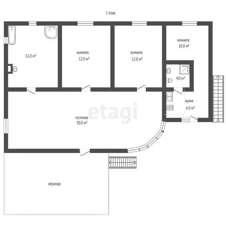 Дом в Судак, улица Ачиклар (148.7 м) - Фото 2