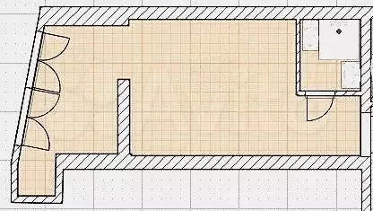 Квартира-студия, 17,7 м, 1/9 эт. - Фото 0