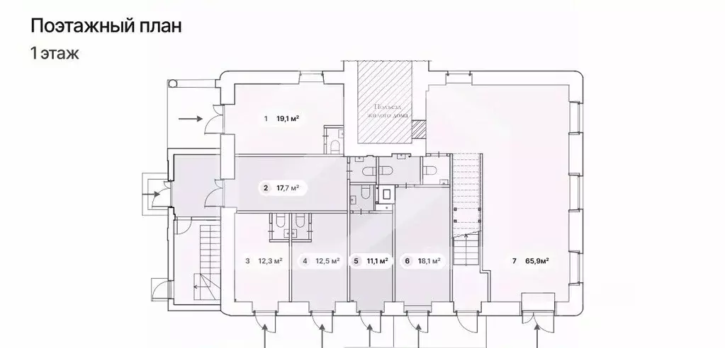 Помещение свободного назначения в Москва Бауманская ул., 33/2С3 (12 м) - Фото 2