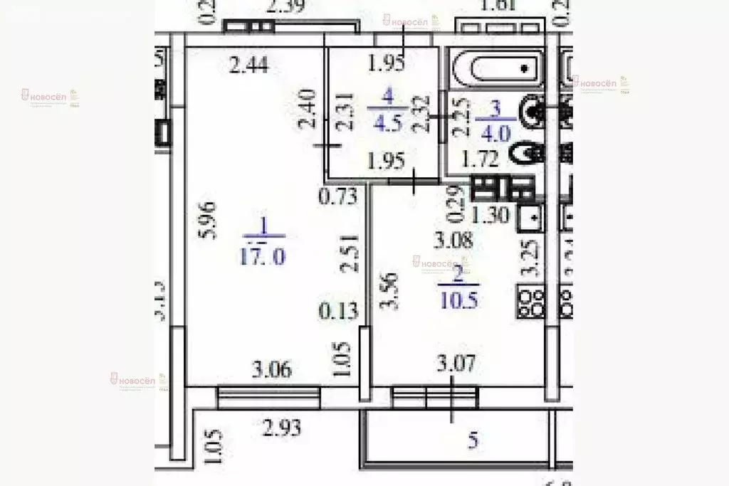 1-комнатная квартира: Екатеринбург, улица Рябинина, 18 (35.9 м) - Фото 1