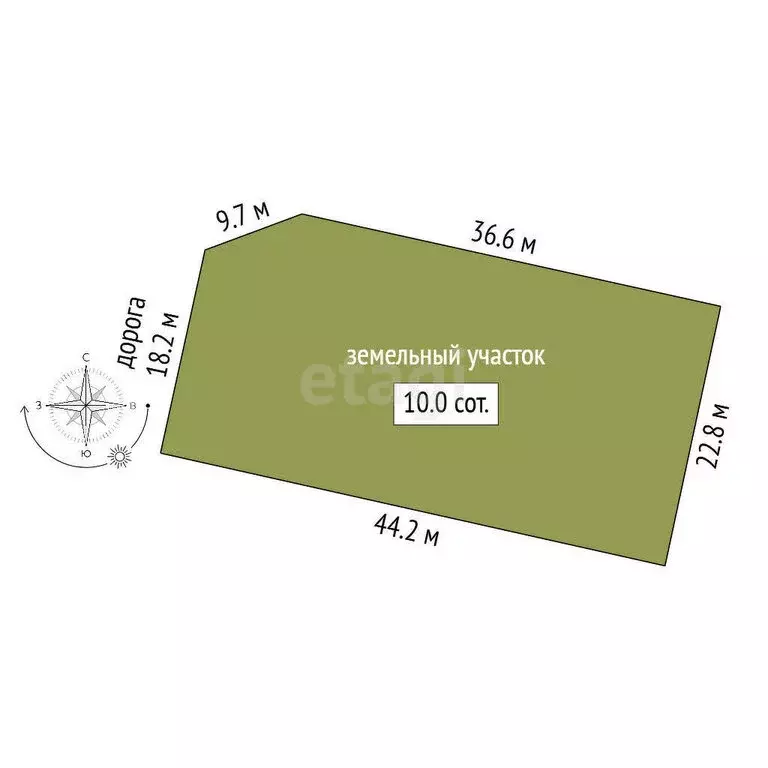 Участок в Заводоуковск, улица Константина Рокоссовского (10 м) - Фото 1