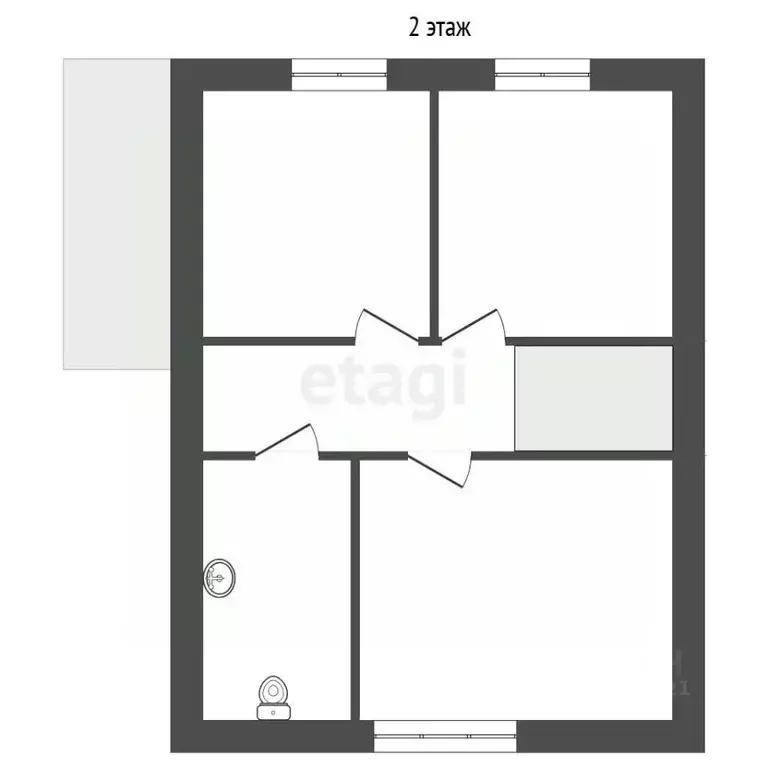 Дом в Пермский край, Краснокамский муниципальный округ, д. Новоселы ... - Фото 2