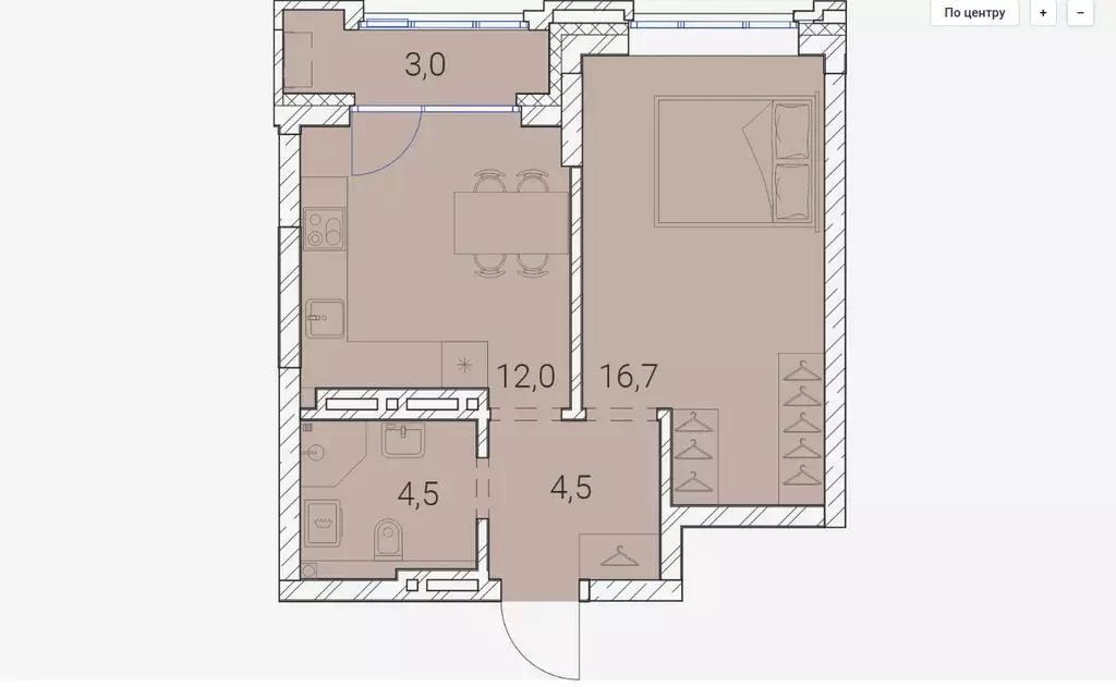 Продаётся 1-к квартира, 41 м - Фото 0