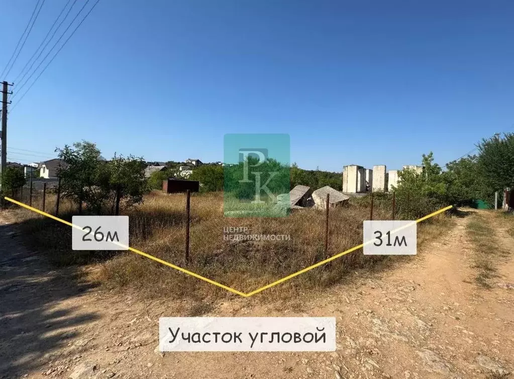Участок в Севастополь Механизатор садоводческое товарищество, 12 (8.6 ... - Фото 1
