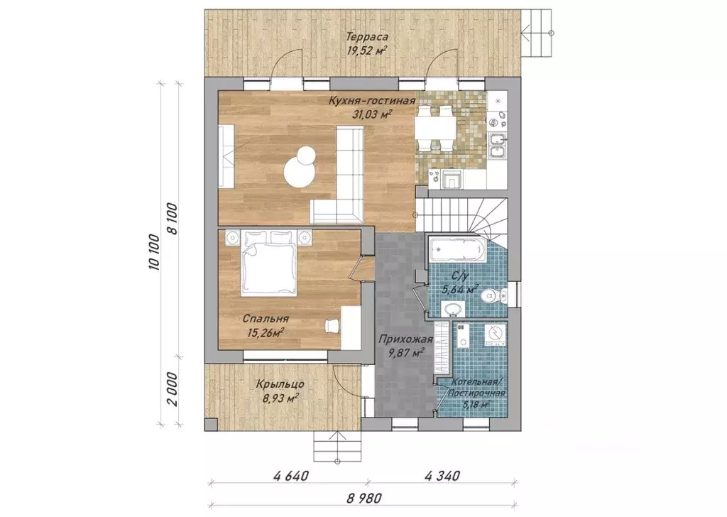 Дом в Московская область, Дмитровский муниципальный округ, Объединения ... - Фото 2