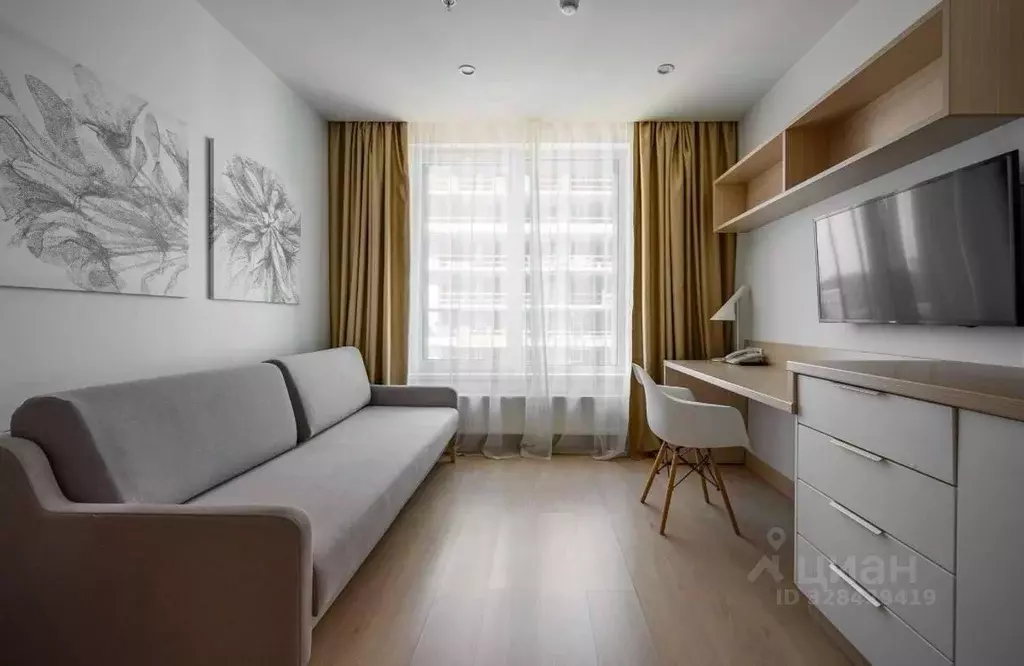 Студия Москва ул. 1-я Леонова, 18 (20.1 м) - Фото 2