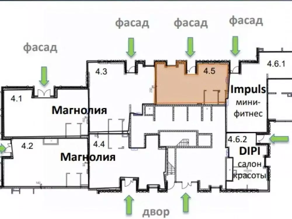 Торговая площадь в Москва Волгоградский просп., 32/3к4 (71 м) - Фото 2