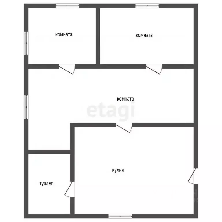 Дом в Бурятия, Улан-Удэ Левобережное СНТ, 367 (59 м) - Фото 1