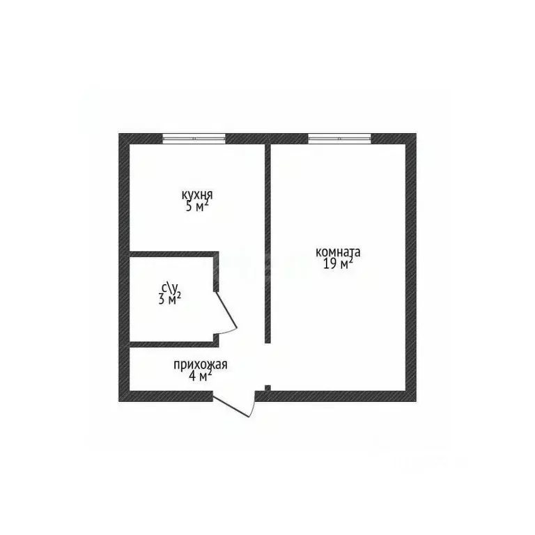 1-к кв. Адыгея, Майкоп ул. 3-го Интернационала, 445 (29.8 м) - Фото 1
