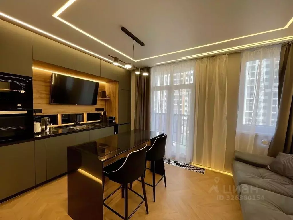 1-к кв. Краснодарский край, Сочи Завокзальный мкр, пер. Трунова, 6к3 ... - Фото 2