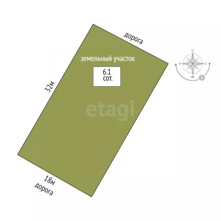 Участок в Ростовская область, Мясниковский район, Калинин хут. Садовая ... - Фото 2