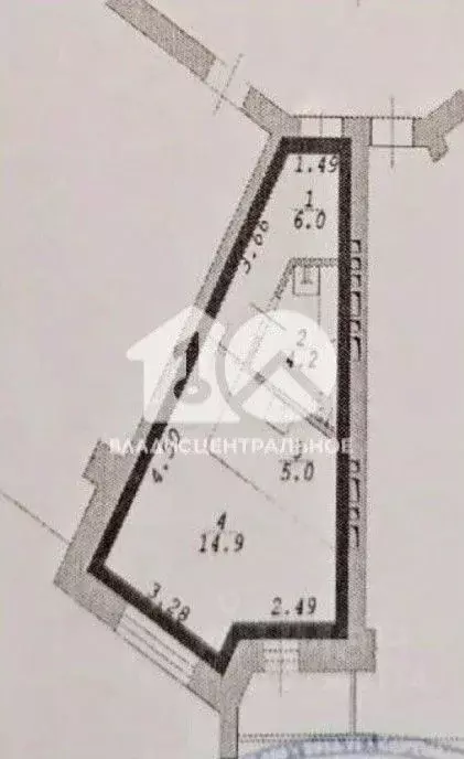 Студия Новосибирская область, Новосибирск Весенний мкр, ул. Заречная, ... - Фото 2