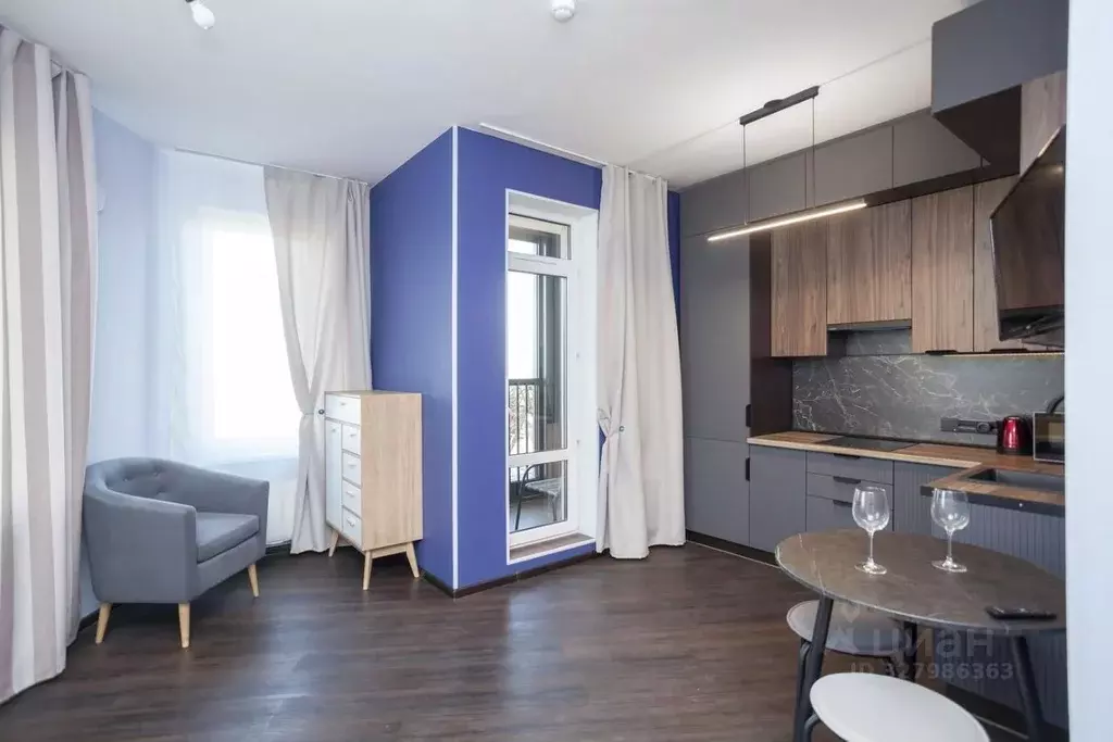 Студия Санкт-Петербург ул. Тосина, 6 (28.0 м) - Фото 2