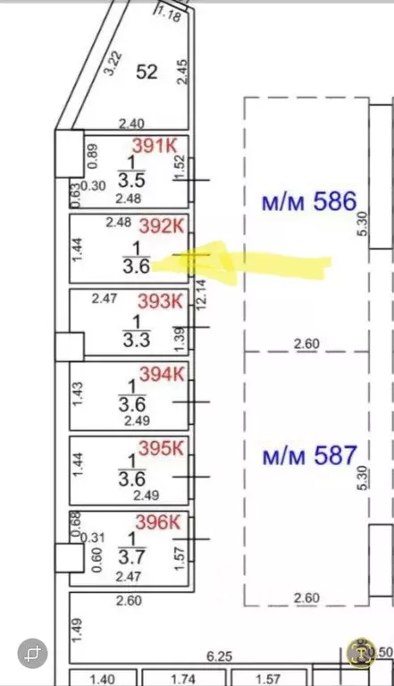 Гараж в Москва Причальный проезд, 10к1 (4 м) - Фото 2